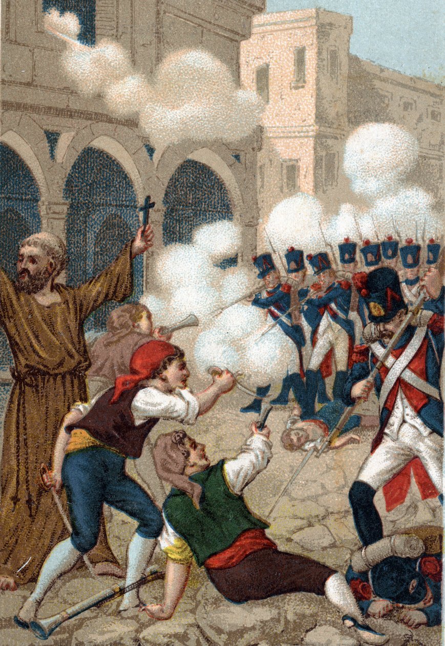 Napoleonkrigen: Belägringen av Zaragoza (15 juni - 14 augusti av French School