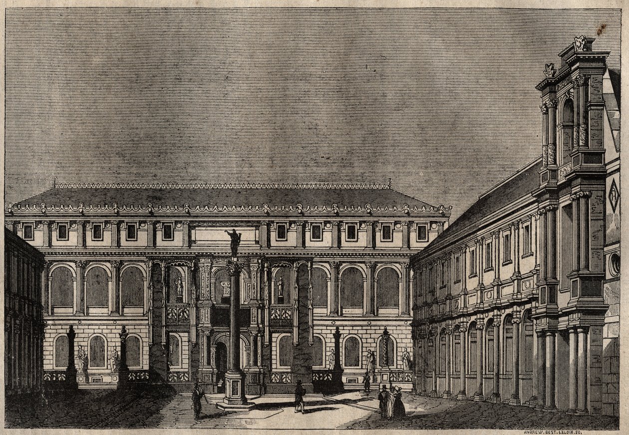 National School of Fine Arts i Paris, gravyr av French School