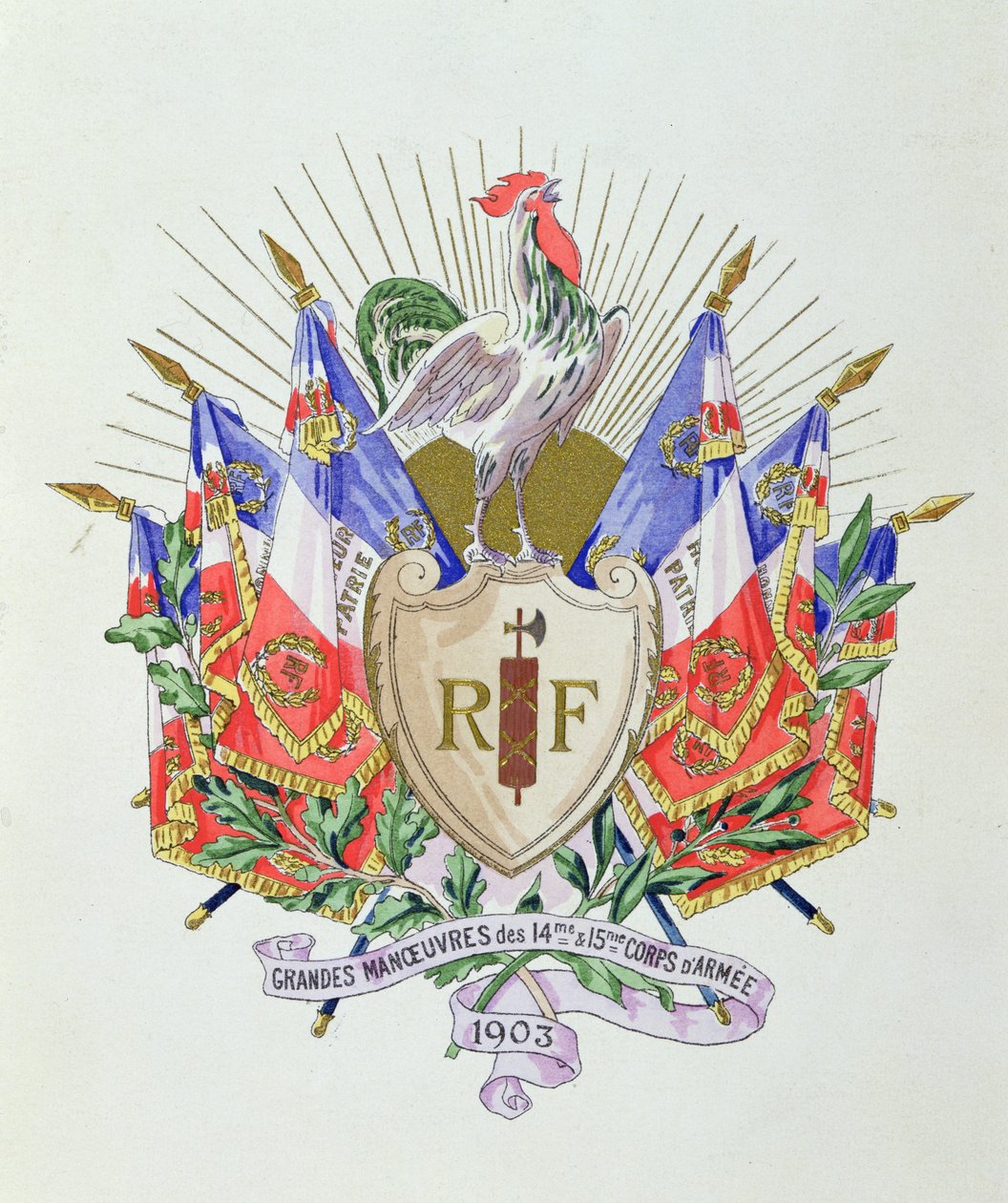 Nationalsymbol för den franska republiken, 1903 av French School