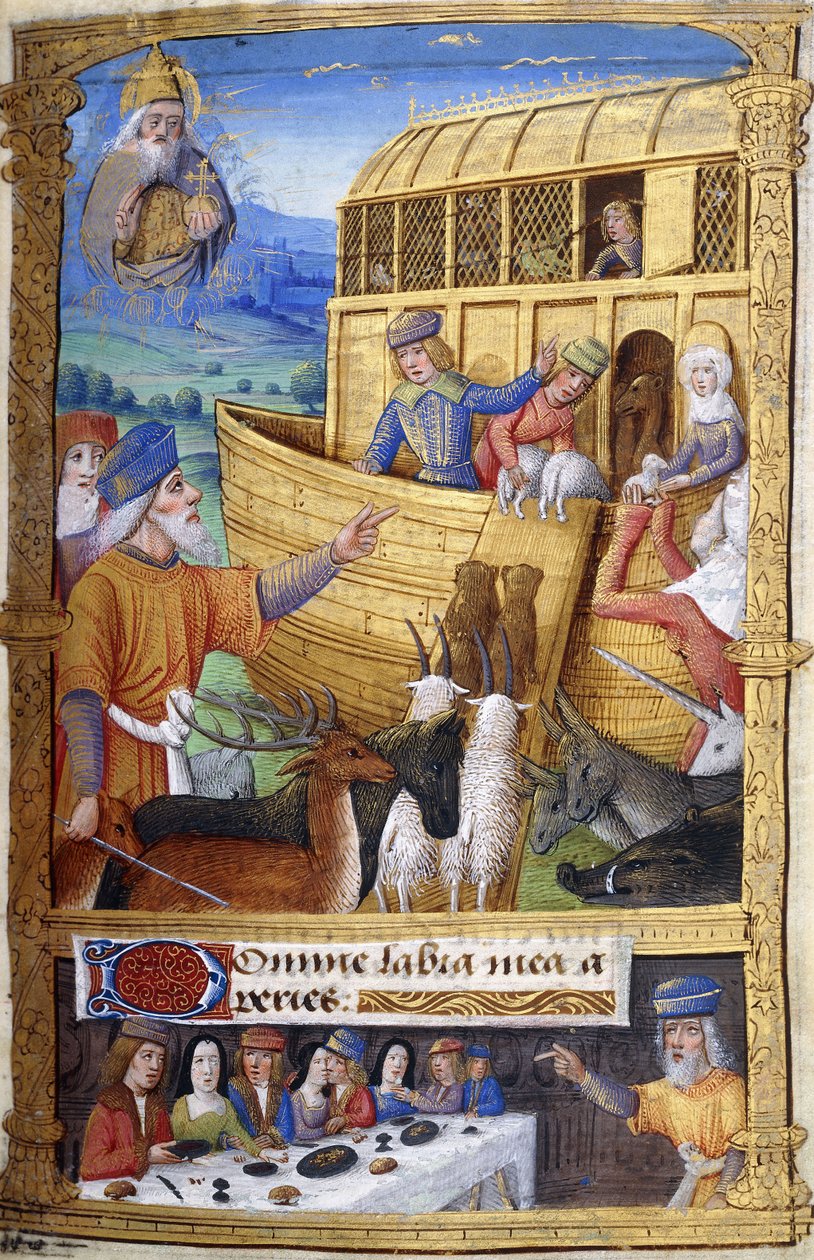 Noas ark, ca 1500 av French School