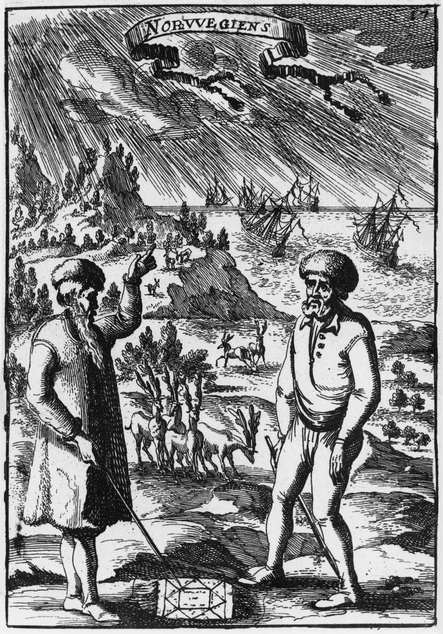 Norrmän, illustration från Description de l