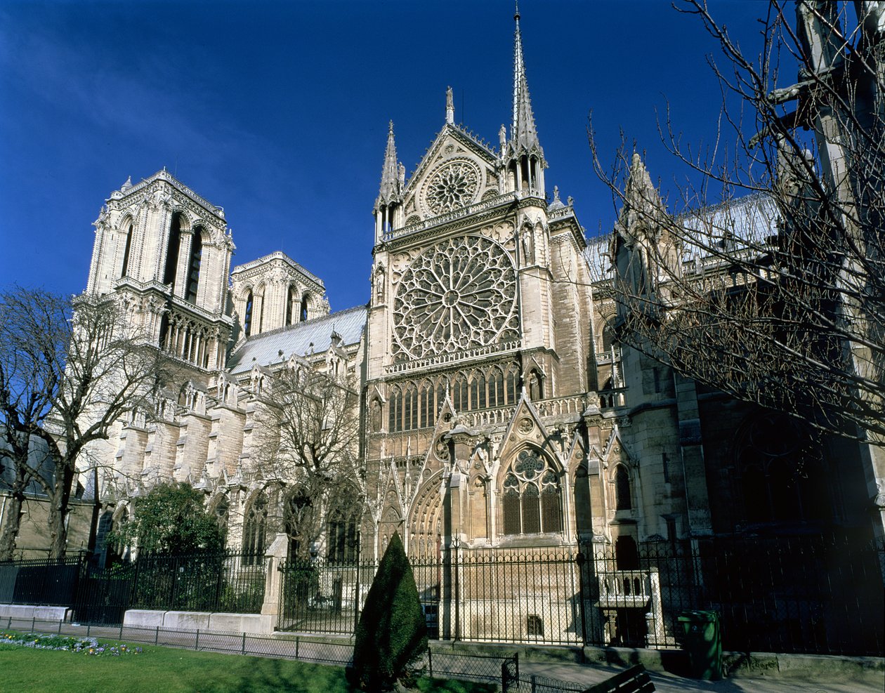 Notre Dame från söder, 1163-1345 av French School