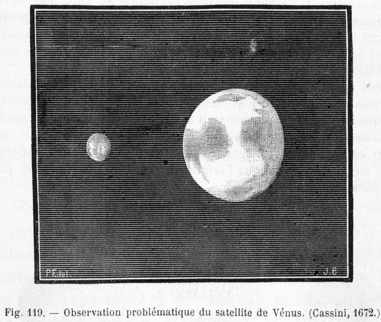 Problematisk observation av Venus satellit (Cassini av French School