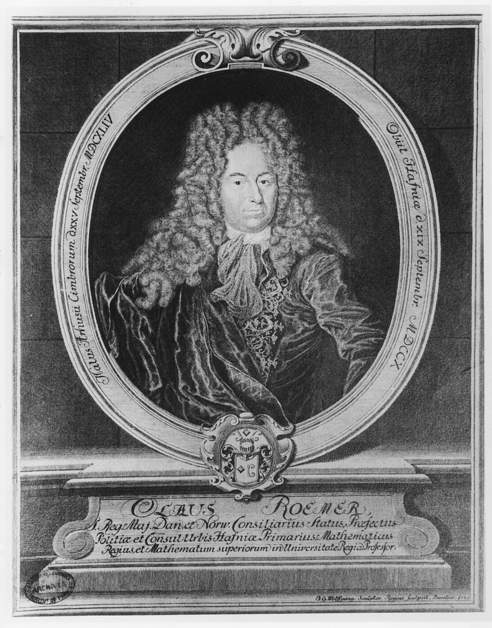Olaus Romer (gravyr) av French School