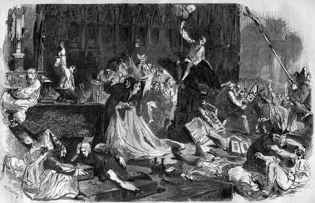 Orviette Burlesque Fest till ära av altarets välsignade sakrament. Enligt ord från två nunnor Julienne de Mont-Cornillon och Eva kallade enstöringen i Liège, hade påven Urban IV (Jacques Pantaleon (1195-1264) anordnat detta firande strax före av French School