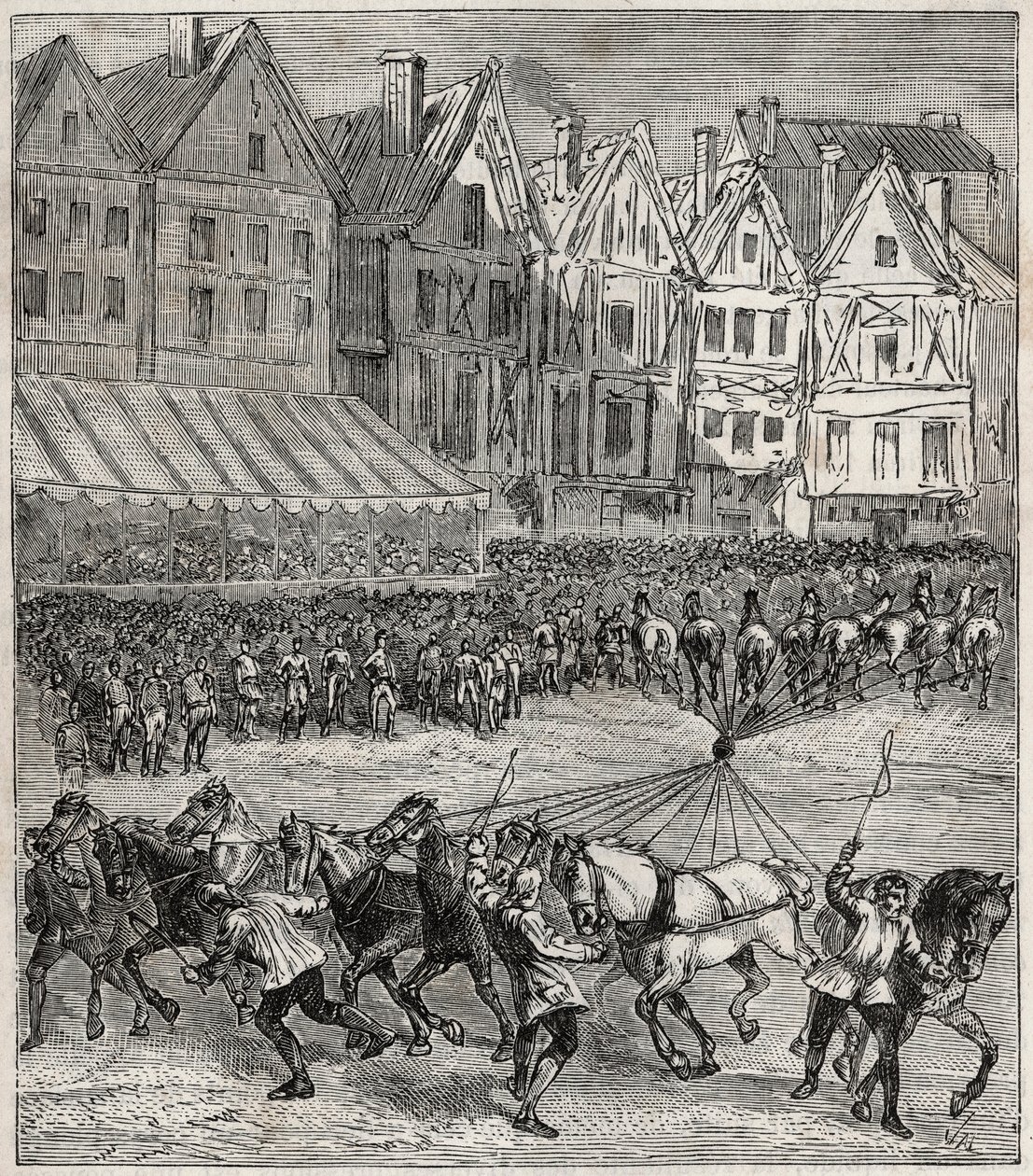 Otto von Guericke Magdeburg hemisfärexperiment, som visade atmosfärstryck - Erfarenhet av Otto von Guericke (Otto de Guericke av French School