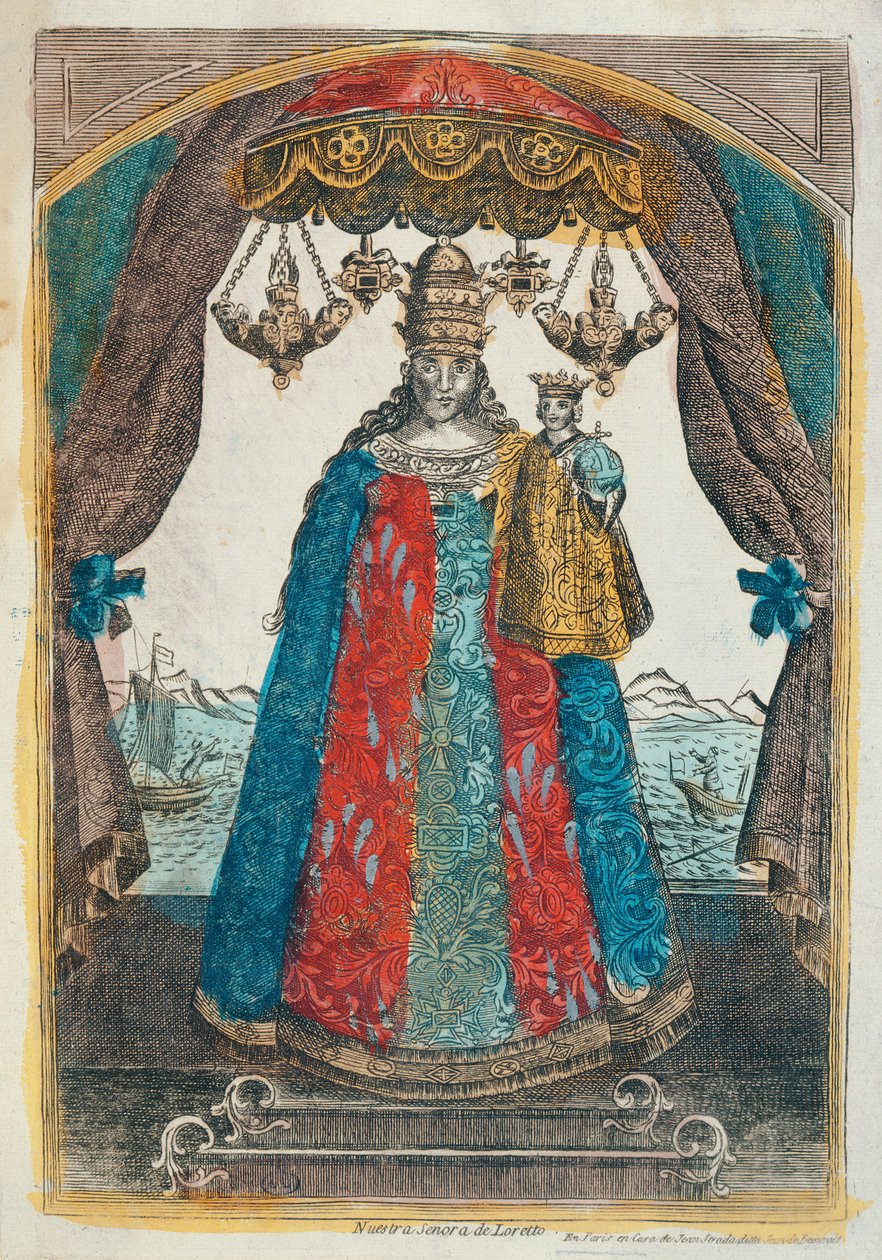 Our Lady of Loretto, sent 1700-tal av French School