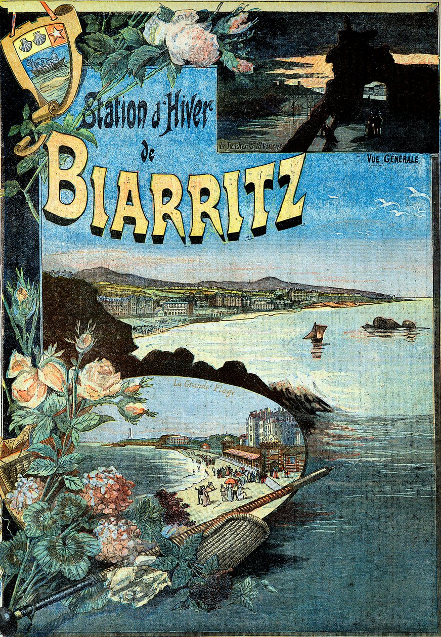 Paris till Orleans Railway Company (PO) - Biarritz Winter Station av French School