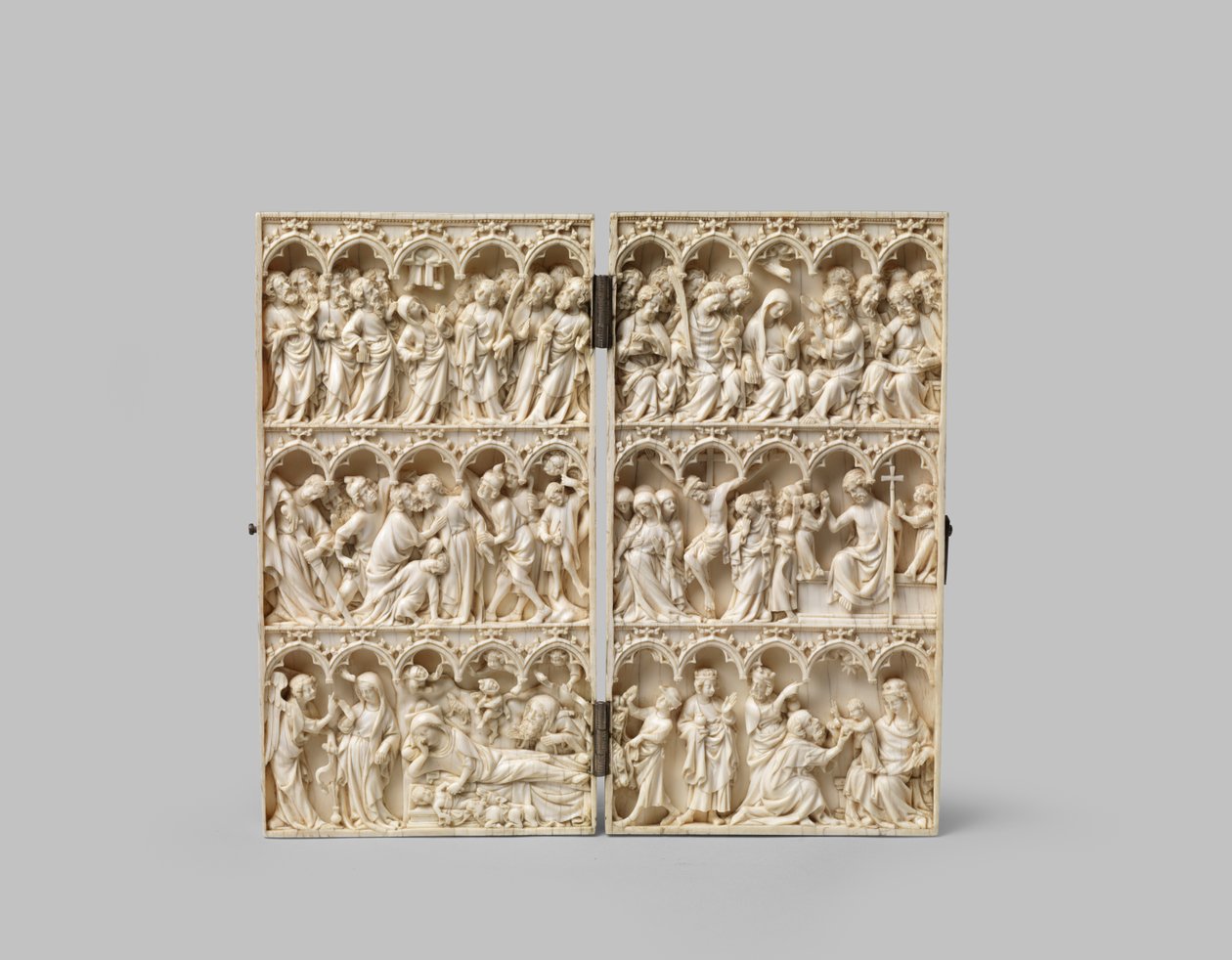 Passionsdiptyk, 1300-talet av French School