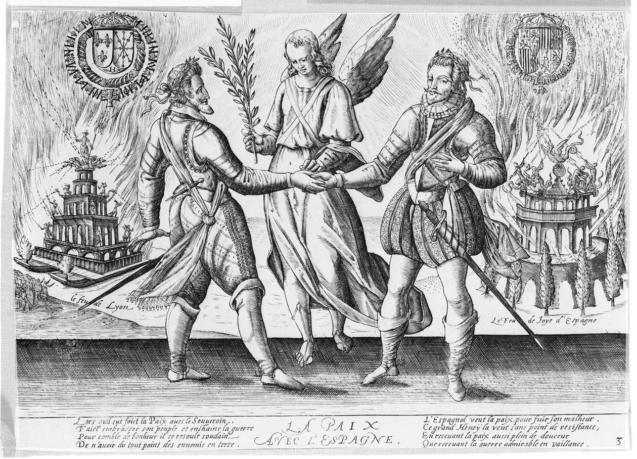 Fred med Spanien, 1598 av French School