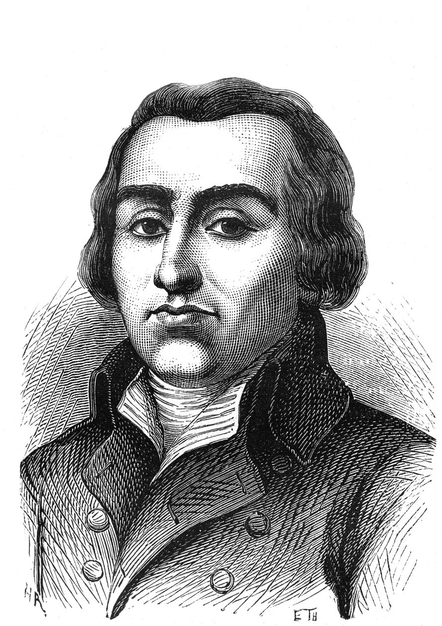 Pierre Joseph CAMBON (1756-1820), negociant i duk och deputerad vid National Convention - Gravyr 1864 av French School