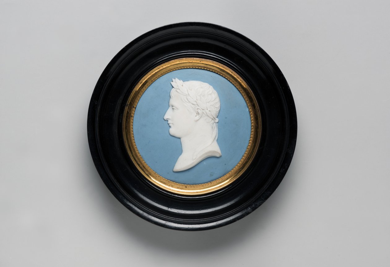 Plakett, c.1790 (hårt pastaporslin) av French School