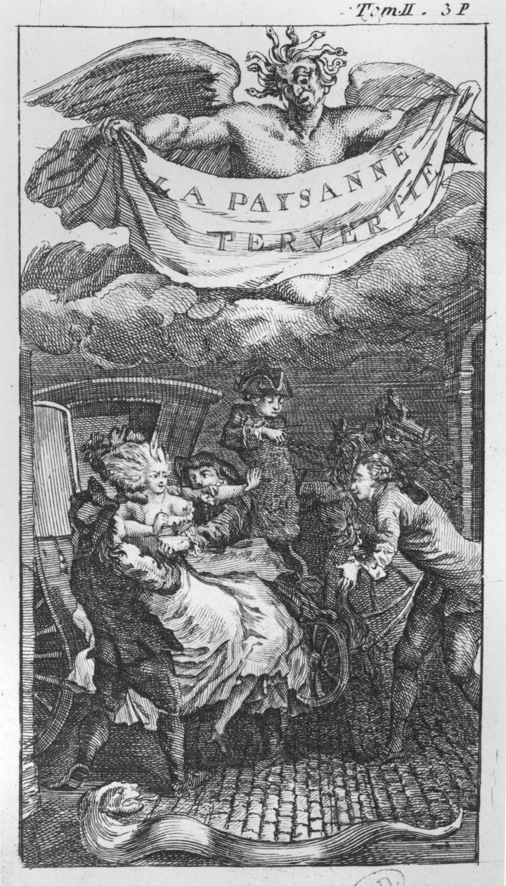 Dikt till musik av Jean Antoine de Baif (1532-89) (gravyr) (s/v foto) av French School