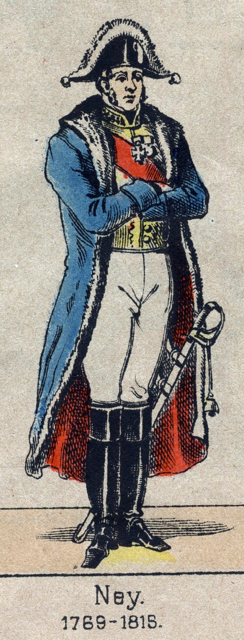 Portrait en pied av Michel Ney (1769-1815) marechal d