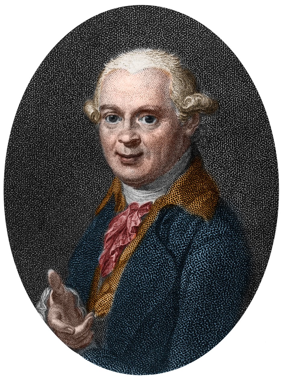 Porträtt av Abraham Gottlob Werner (1750-1817), tysk geolog av French School