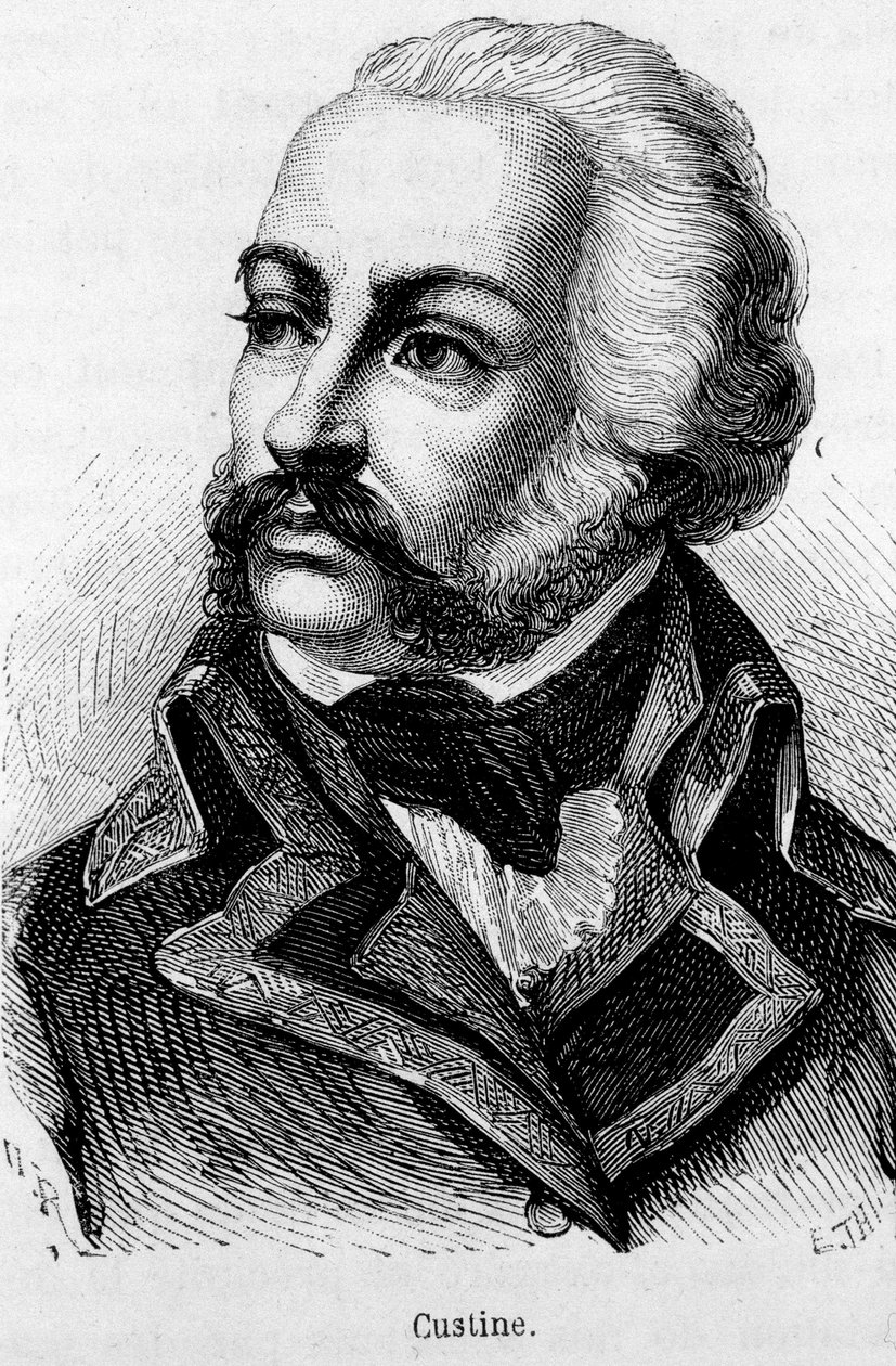 Porträtt av Adam Philippe, Comte de Custine (1740 - 1793), general francias - i "" L