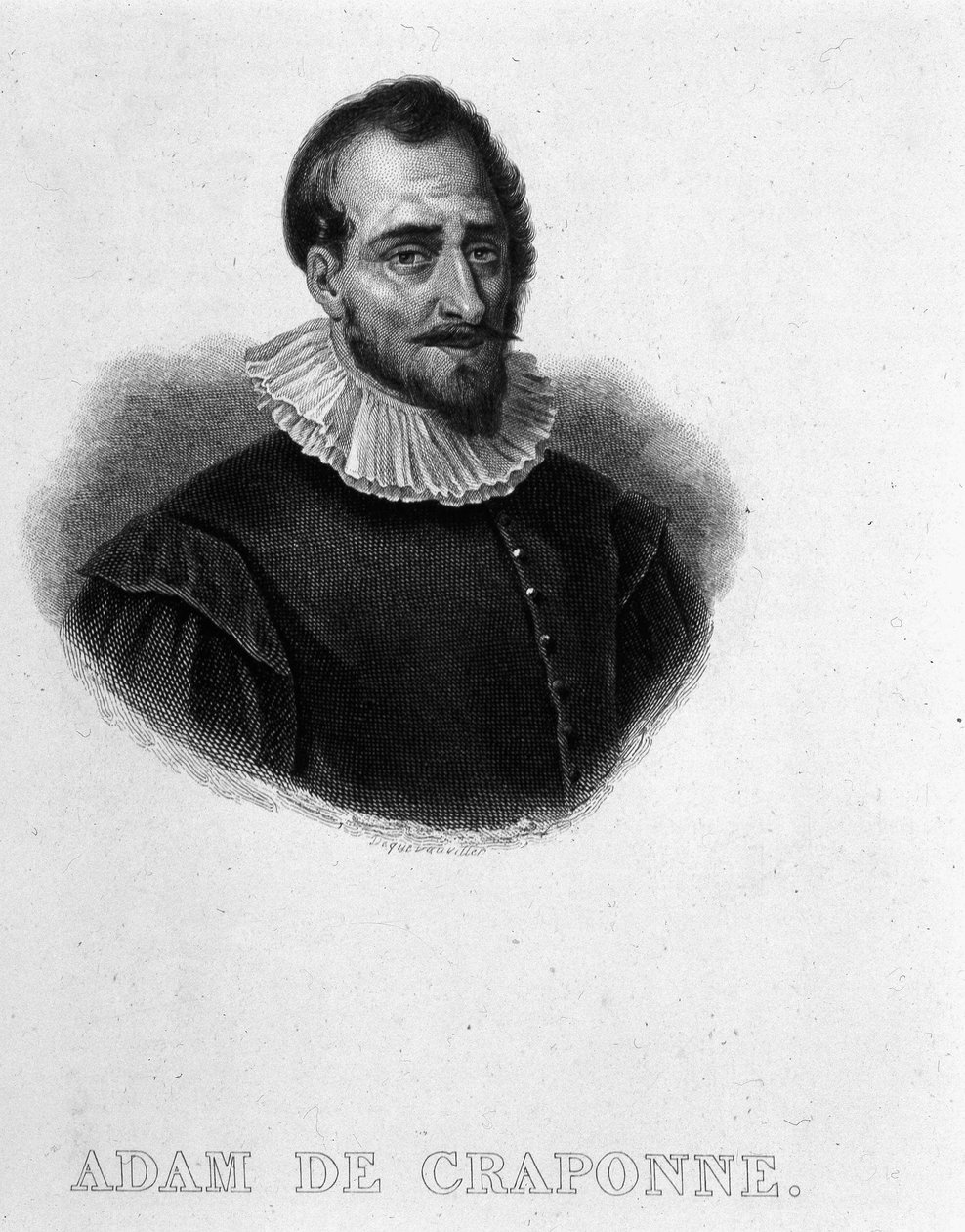 Porträtt av Adam de Craponne, fransk ingenjör (1527 - 1576) av French School