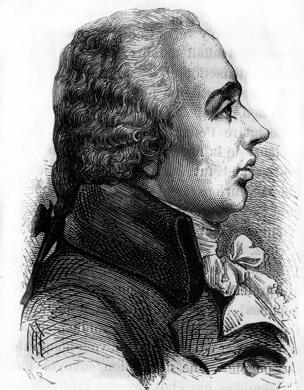 Porträtt av Adrien Marie Legendre, fransk matematiker (1752 -1833). av French School