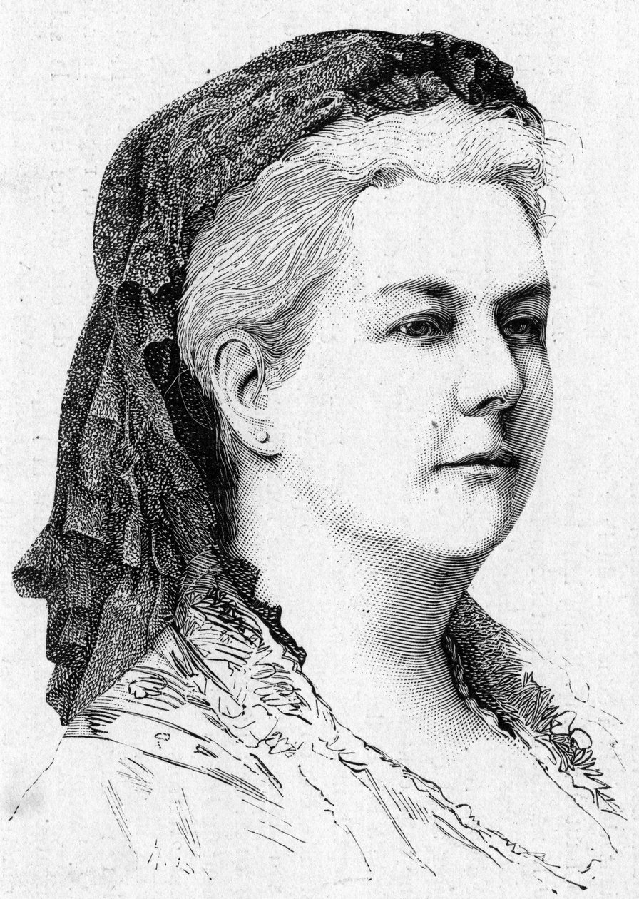 Porträtt av Aglae Massart (1827-1887), professor i musik vid konservatoriet i Paris. av French School