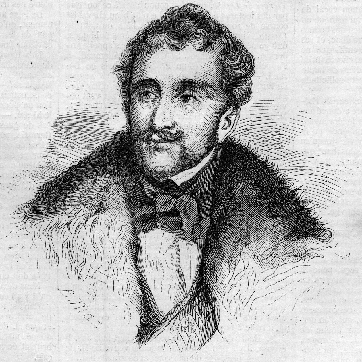 Porträtt av Alexander Demetrius Ghika av French School