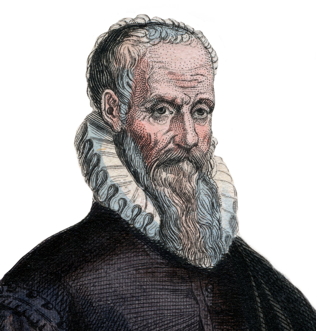 Porträtt av Ambroise Pare (1509-1590), fransk kirurg. av French School