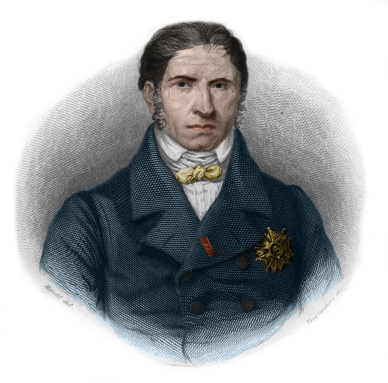 Porträtt av Andre Marie Jean Jacques (Jean-Jacques) Dupin (1783-1865) (kallad Dupin den äldre (Dupin aine), fransk advokat och politiker. Privat samling. av French School