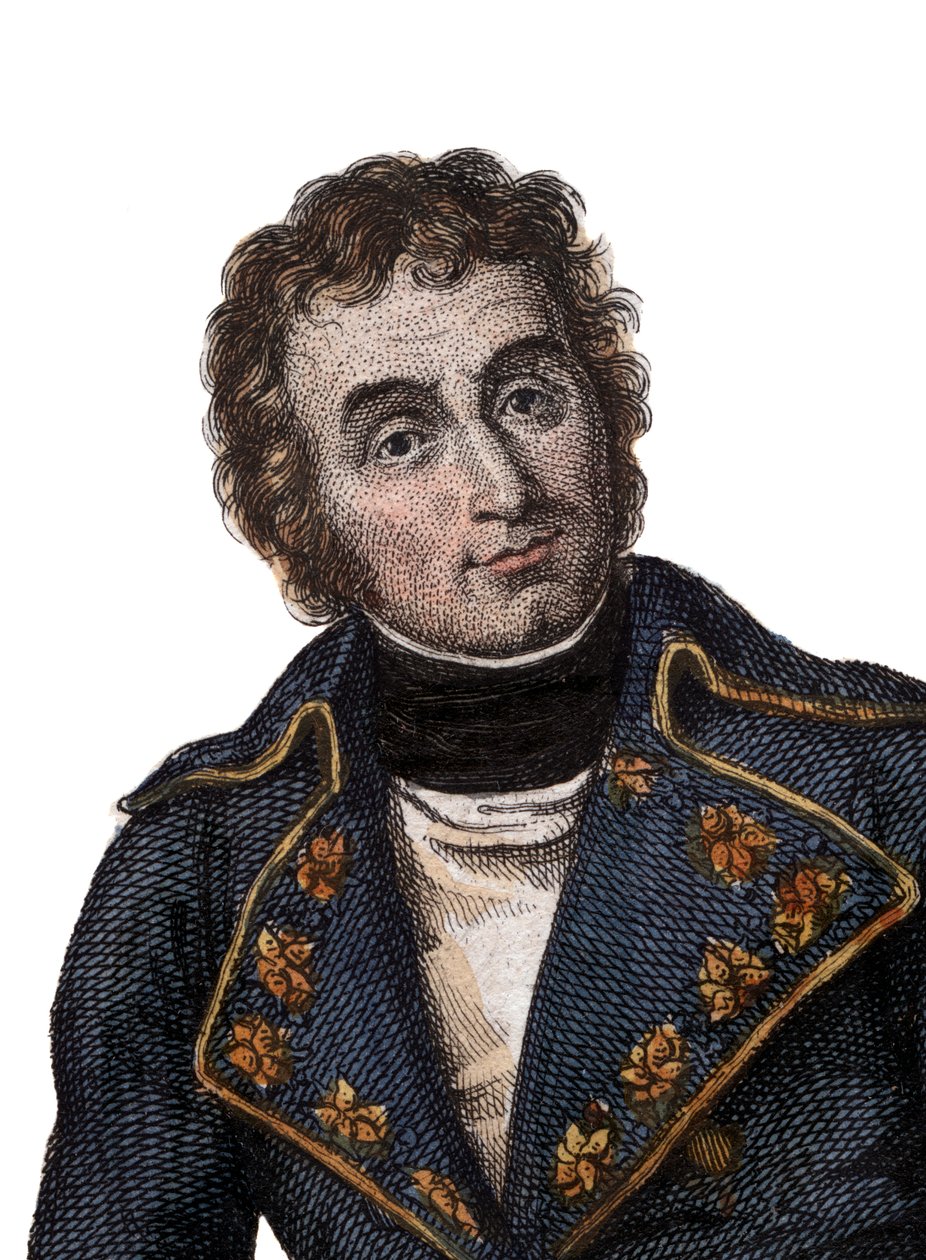 Porträtt av Andre Massena (1758-1817), 1:e hertig de Rivoli, 1:e prins dEssling, fransk militärbefälhavare. av French School
