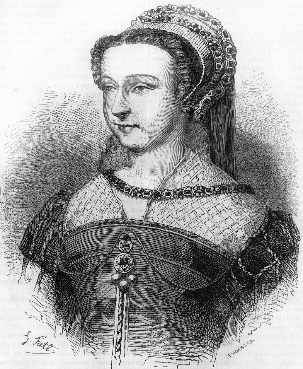 Porträtt av Anne d