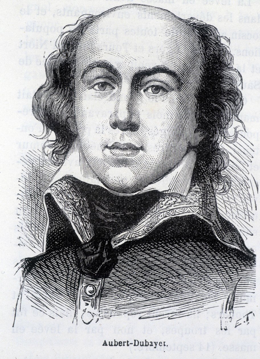 Porträtt av Annibal Aubert Dubayet (1759-1797), militär och politiker under franska revolutionen - i "" L