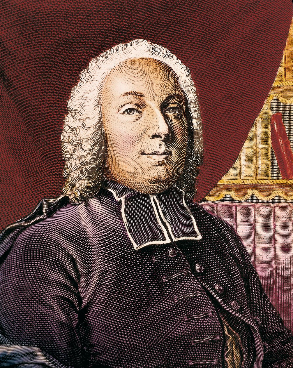 Porträtt av Antoine Francois Prevost d" Exiles called l" abbe Prevost av French School