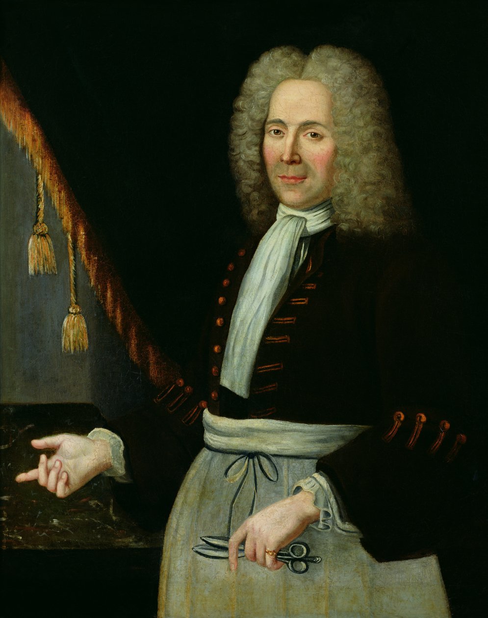 Porträtt av Antoine Thibault (d.1725) av French School