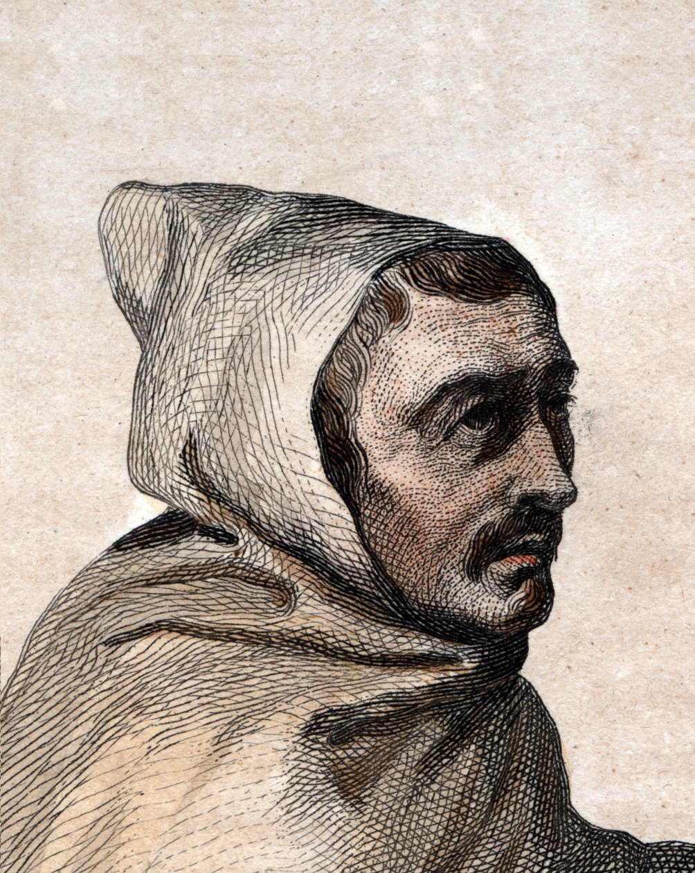 Porträtt av Armand Jean le Bouthillier de Rance (1626-1700), fransk abbot och grundare av trappistcistercienserna. av French School