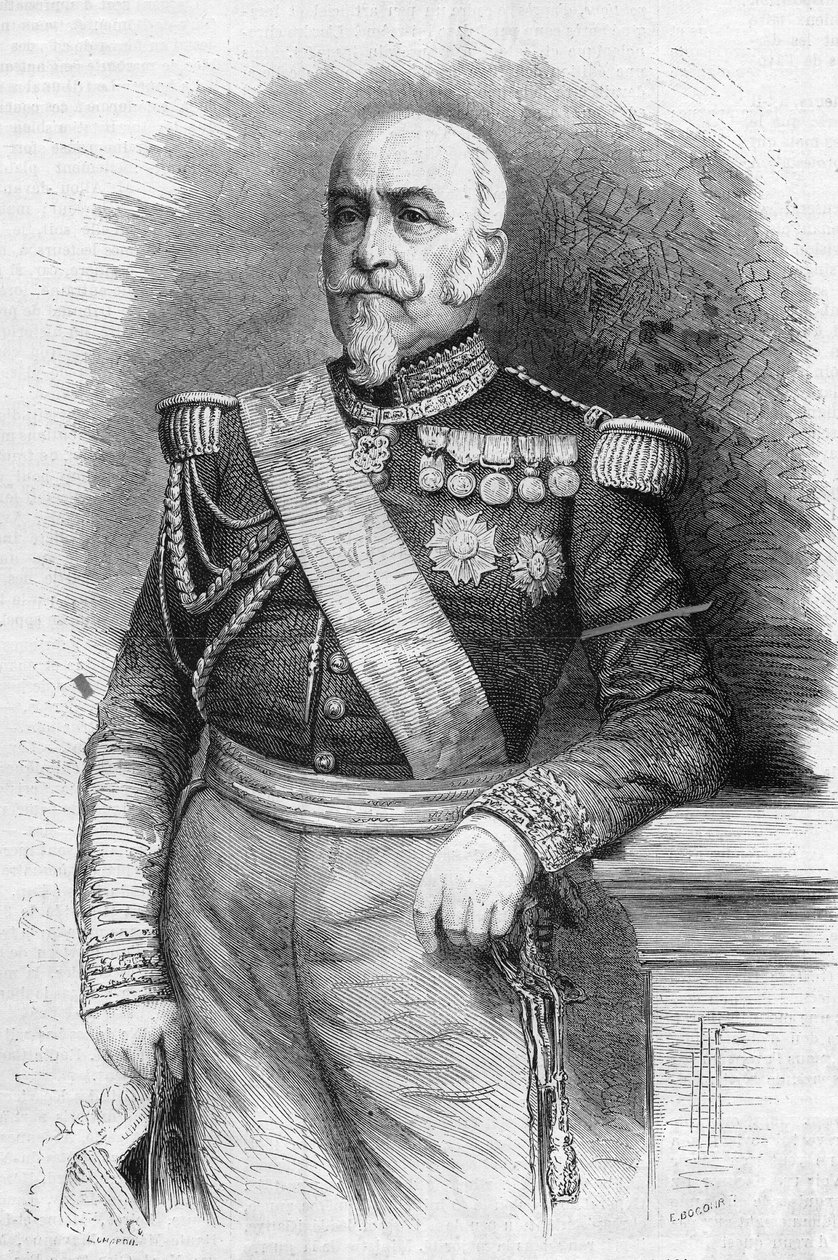 Porträtt av Auguste Regnaud de Saint Jean d