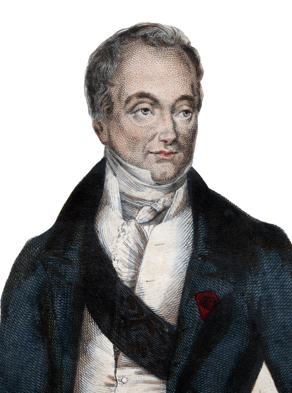 Porträtt av baron Guillaume Dupuytren (1777-1835), fransk anatom och militärkirurg. av French School