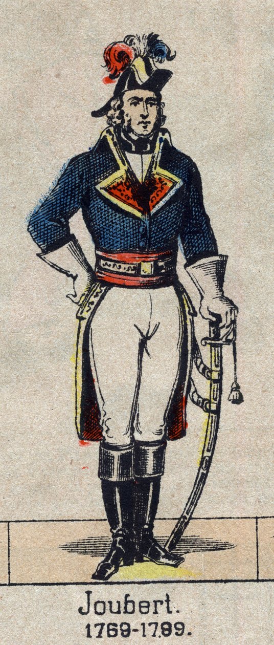 Porträtt av Barthelemy Catherine Joubert. General francais (Pont-de-Vaux, Ain av French School