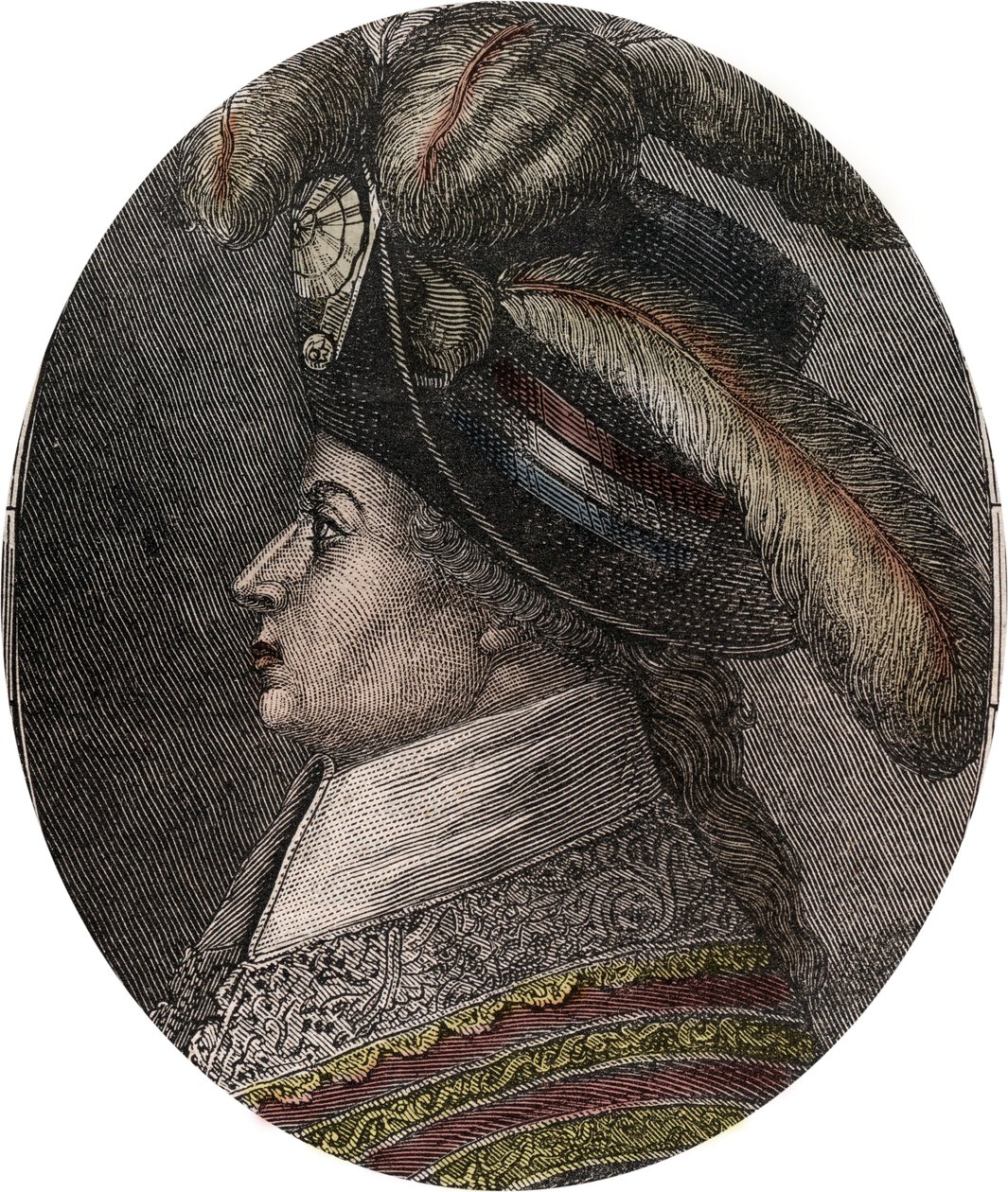 Porträtt av Barthelemy Francois Marie (Marquis) (1747-1830) (Balthazar Francois, Marquis of Barthelemy) - gravyr i "" Nouvelle Nationale Encyclopedia"" av Maurice La Charest - 1870 - av French School