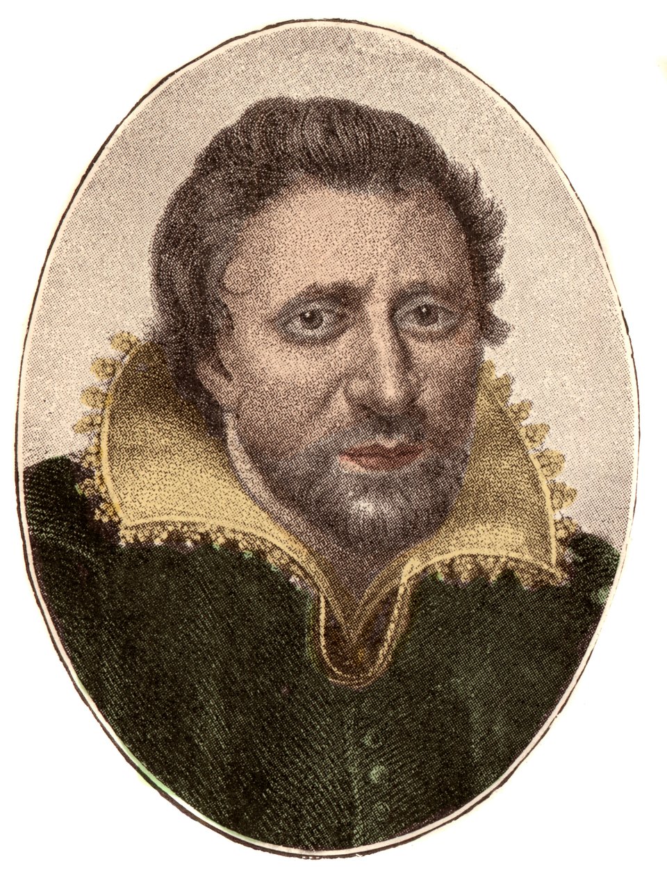 Porträtt av Ben Jonson (1572-1637), engelsk författare och dramatiker av French School