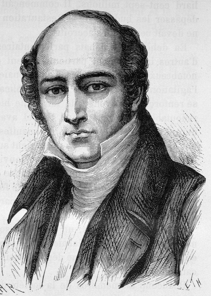 Porträtt av Camille Hyacinthe Odilon Barrot (1791-1873), fransk politiker - i "" L