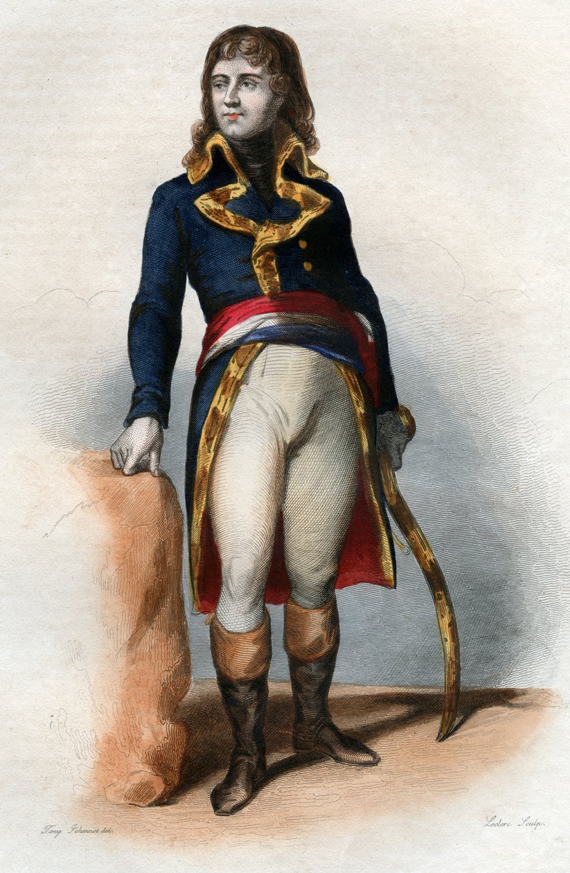 Porträtt av Charles Antoine Desaix de Veygoux (1768-1800), fransk general. av French School