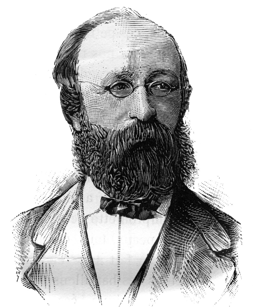 Porträtt av Charles Demole (1828-1908), fransk politiker. Gravyr i ""The Illustrated World"", 16 januari av French School