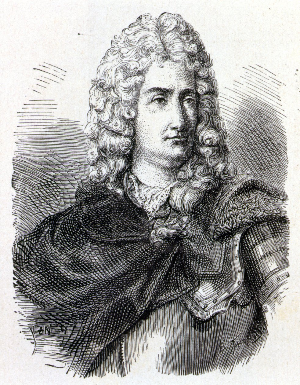Porträtt av Charles François Du Fay (Dufay?) (1698 - 1739), fransk kemist och fysiker - i "" Album de la Science; berömda vetenskapsmän; Stora upptäckter””” 1896. av French School