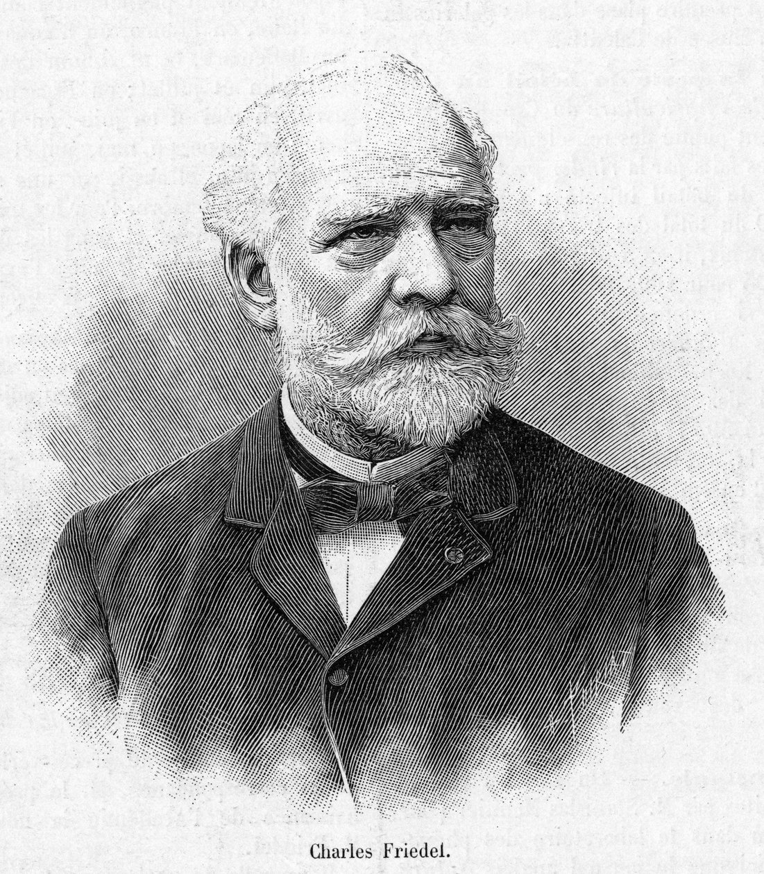 Porträtt av Charles Friedel (1832-1899), fransk kemist och mineralog. av French School
