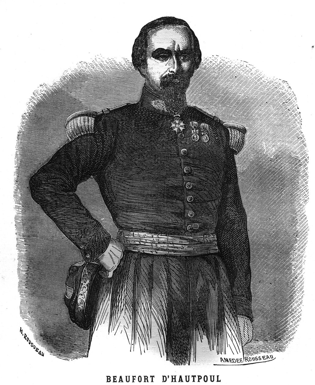 Porträtt av Charles Marie Napoleon de Beaufort d
