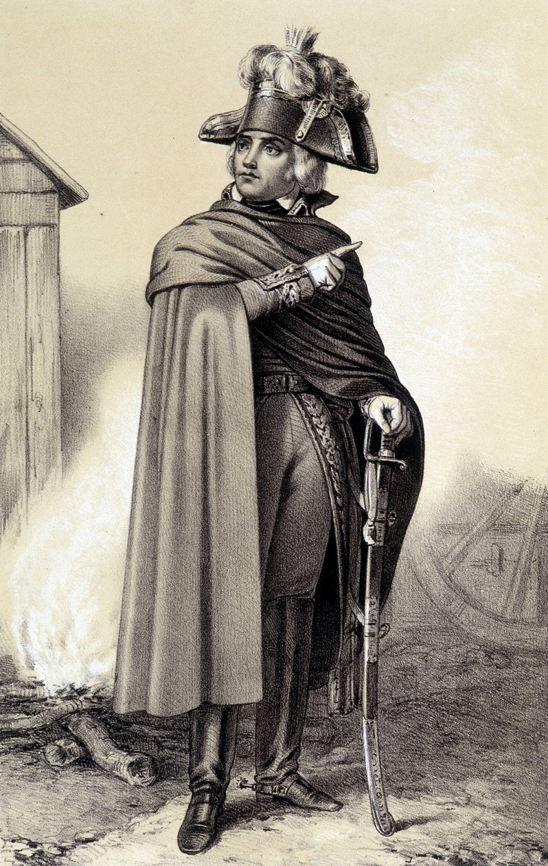 Porträtt av Charles Pichegru, fransk general (1761-1804). I ""Franska revolutionens historiska galleri"" av Albert Morin av French School