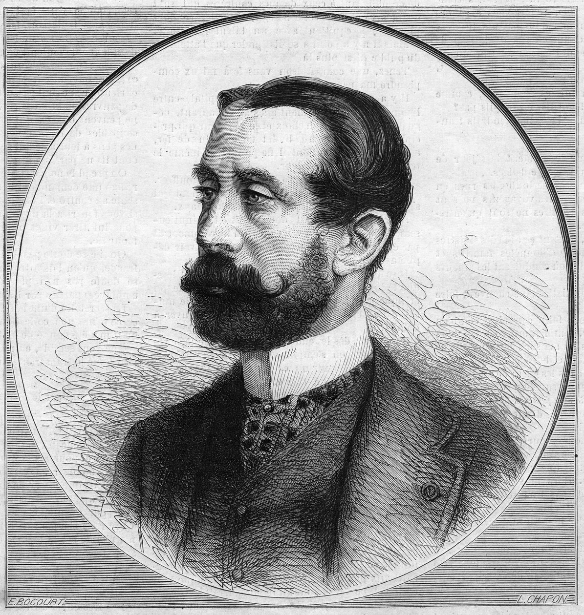 Porträtt av Charles Raymond La Croix de Chevrieres de Saint-Vallier (greve av Saint Vallier av French School