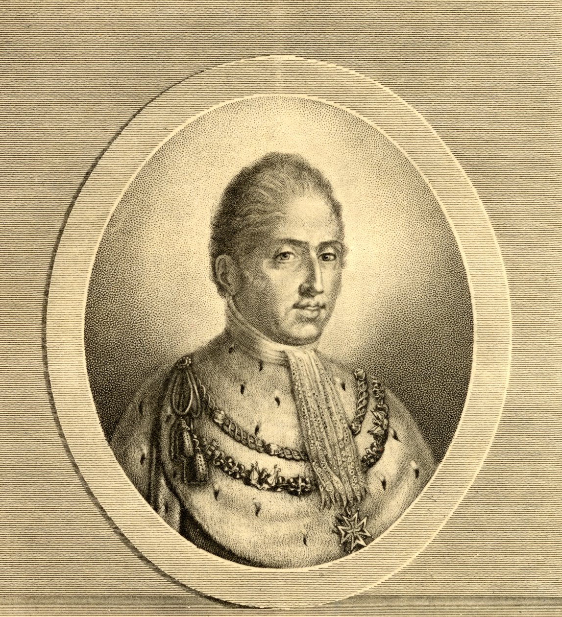 Porträtt av Karl X (1757-1826) kung av Frankrike och Navarra av French School