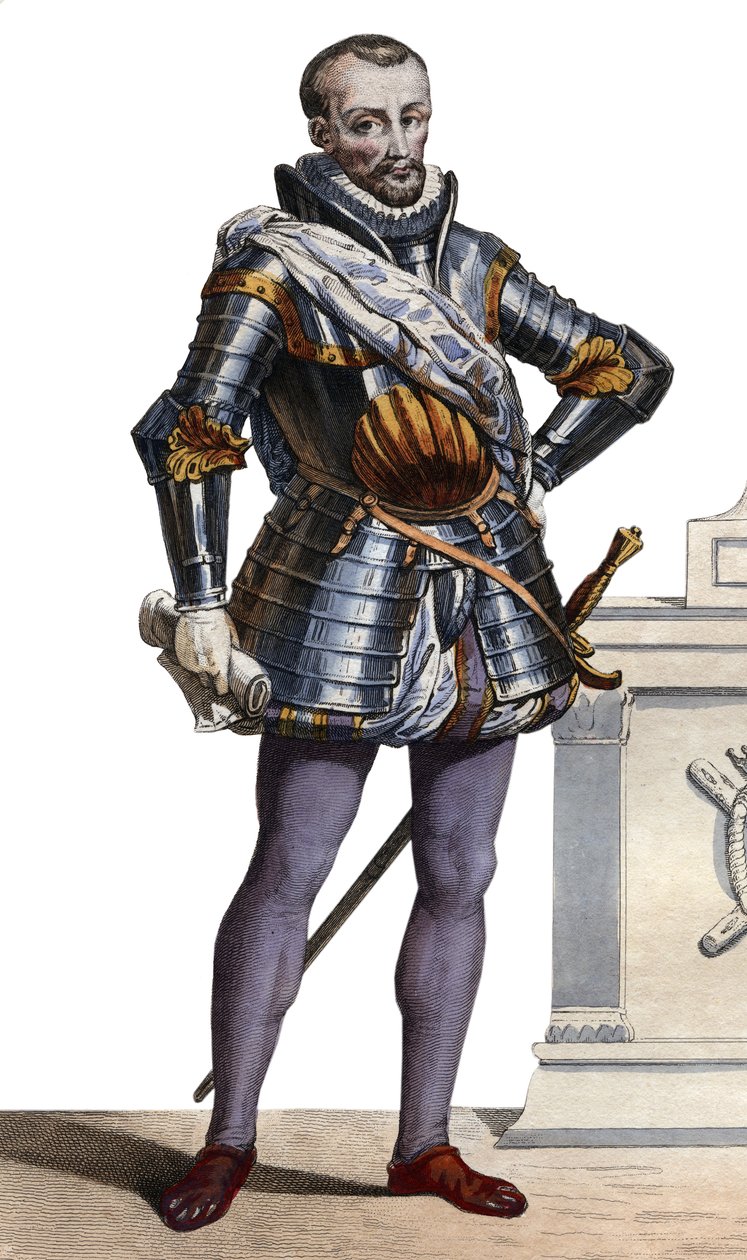 Porträtt av Charles de Cosse, greve av Brissac (1505-1563), marskalk av Frankrike. av French School