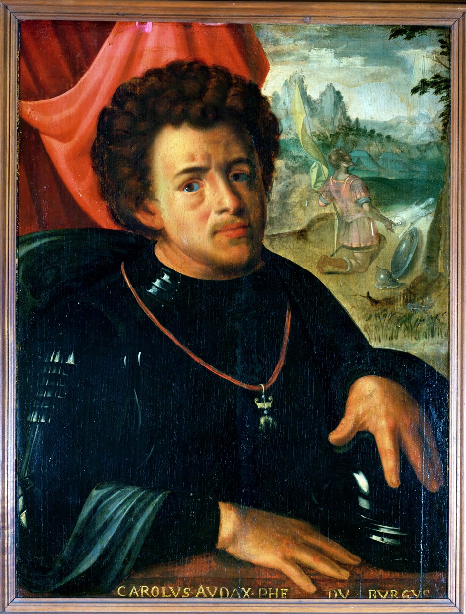 Porträtt av Karl den djärve, hertig av Bourgogne (1433-77), av French School