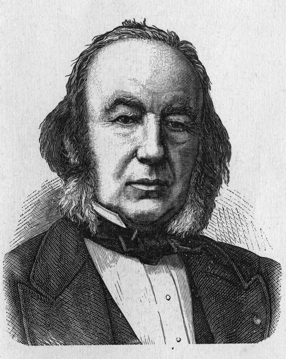 Porträtt av Claude Bernard (1813 - 1878), fransk fysiolog - i "Album de la Science; berömda vetenskapsmän; Stora upptäckter”” 1896. av French School