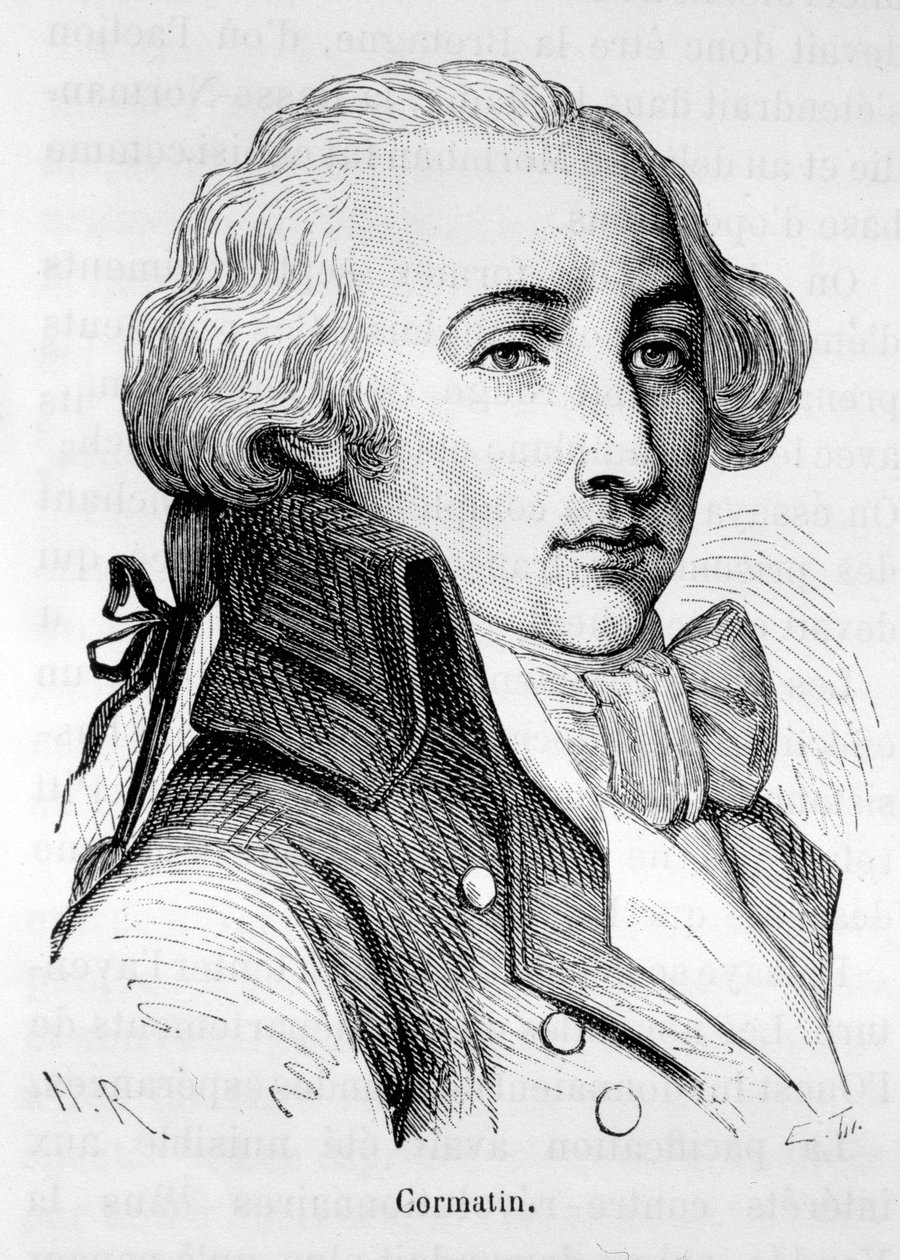 Porträtt av Cormatin, en av cheferna för chouanneriet (1750-1812) - i ""L
